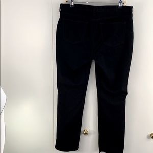 NYDJ 12 Sheri Slim Lift Tuck tech black jeans